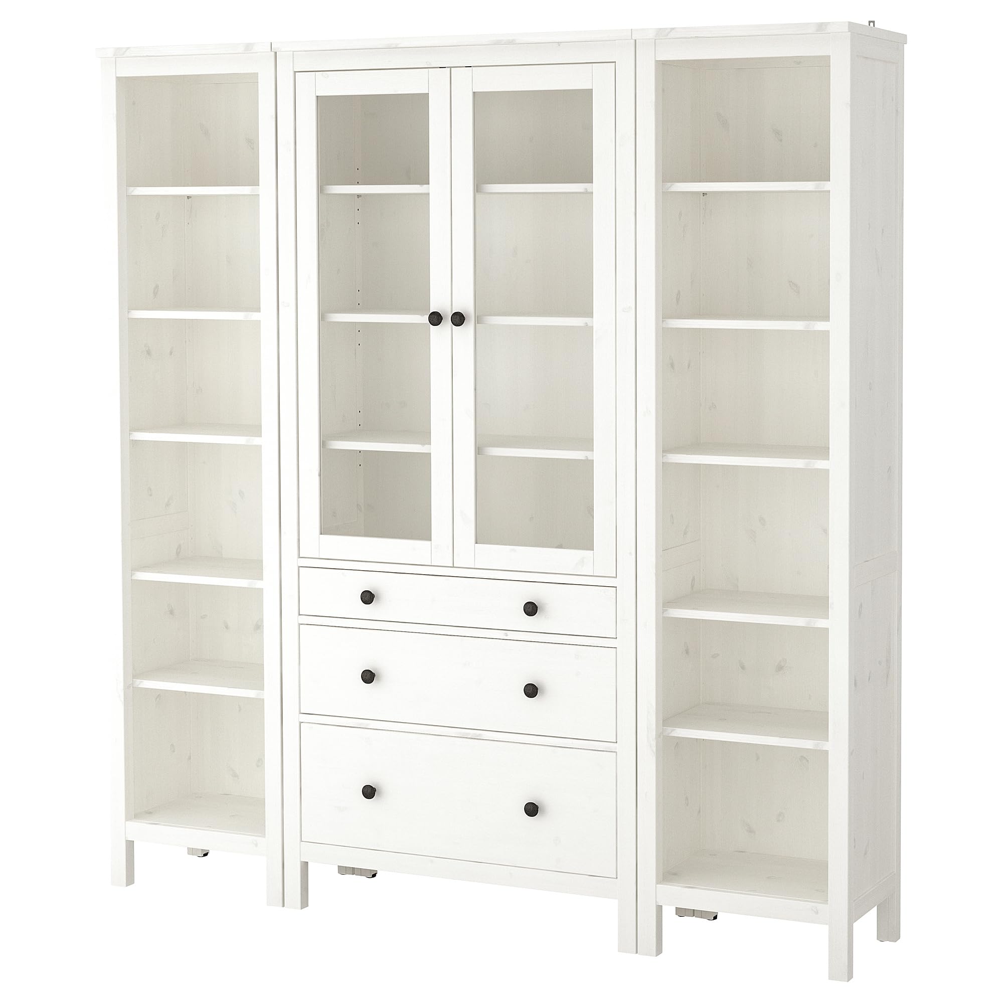 Amazon.co.jp: ProTuning HEMNES 収納コンビ 扉/引き出し付き ホワイト